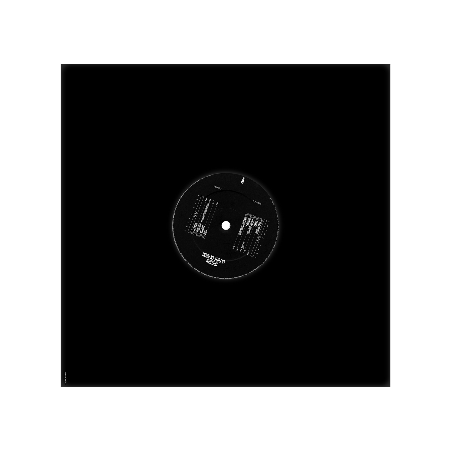 Album « La fuite en avant » Vinyle