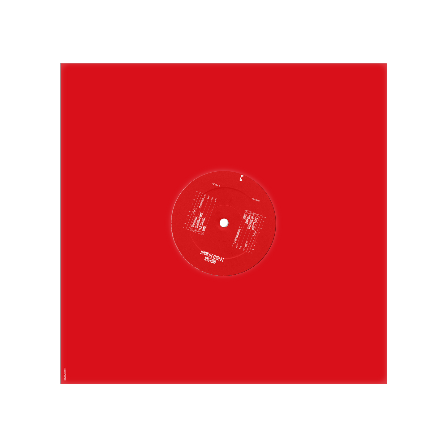 Album « La fuite en avant » Vinyle